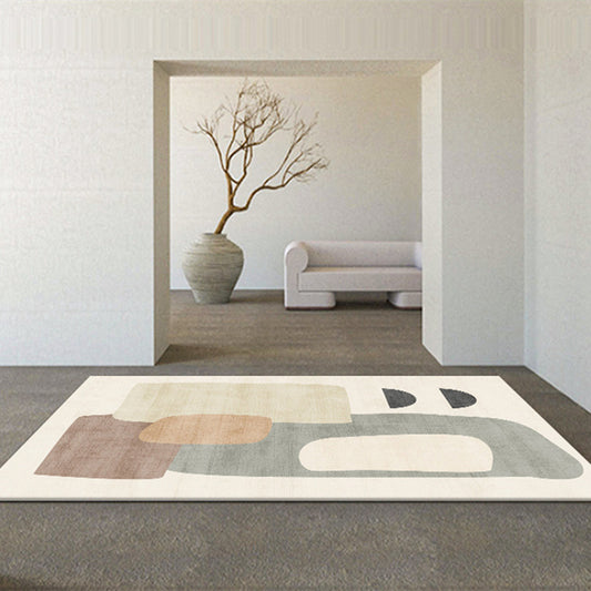 Geometric Rectangle Living Room Carpet Modern Minimalist