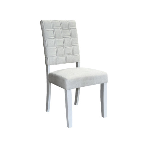 Fx D1 7 Piece Dining Set Chairs And Table Linen Upholstery