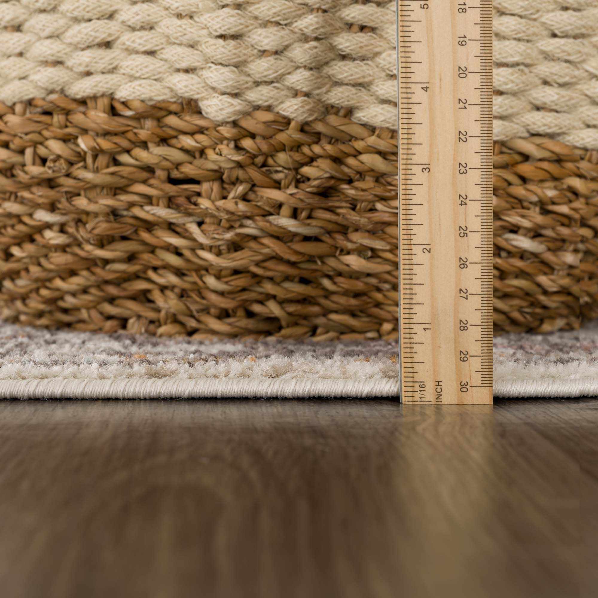 Herstmonceux area rug by Boutique Rugs featuring a textured pile design in neutral tones, ideal for living room or bedroom decor.