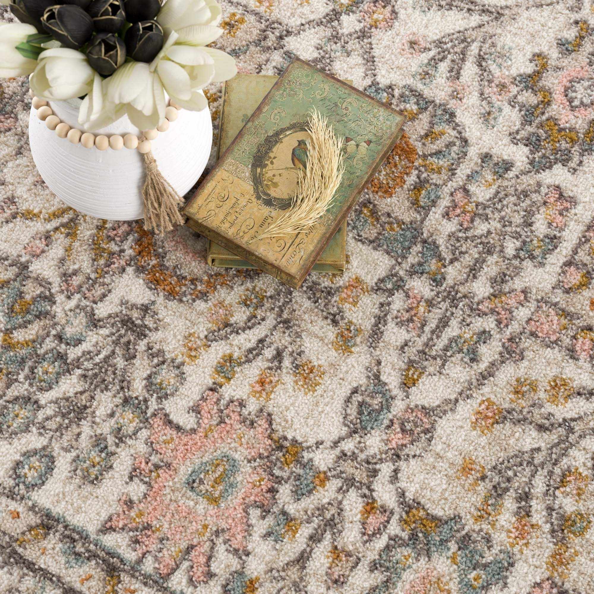 Herstmonceux area rug by Boutique Rugs featuring a stylish, textured design in neutral tones, perfect for living room or bedroom decor.