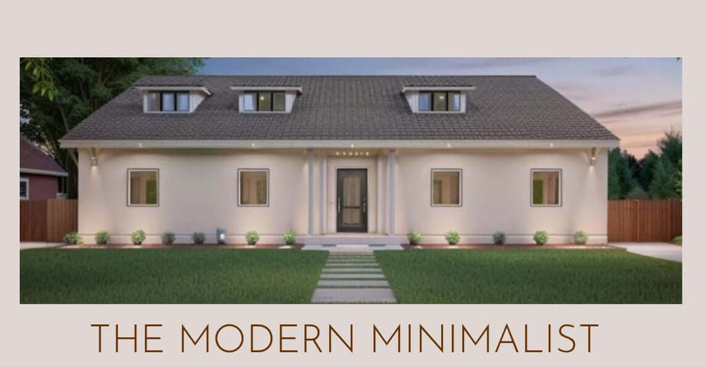 Modern Minimalist Bundle house plan showcasing an elegant minimalist exterior design.