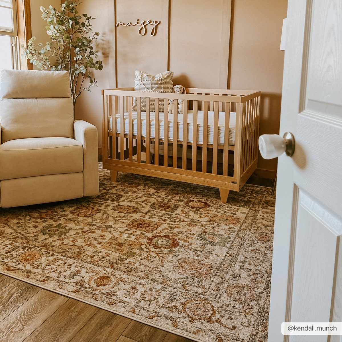 Herstmonceux area rug by Boutique Rugs, 6' x 9' size, featuring intricate patterns and soft woven texture.