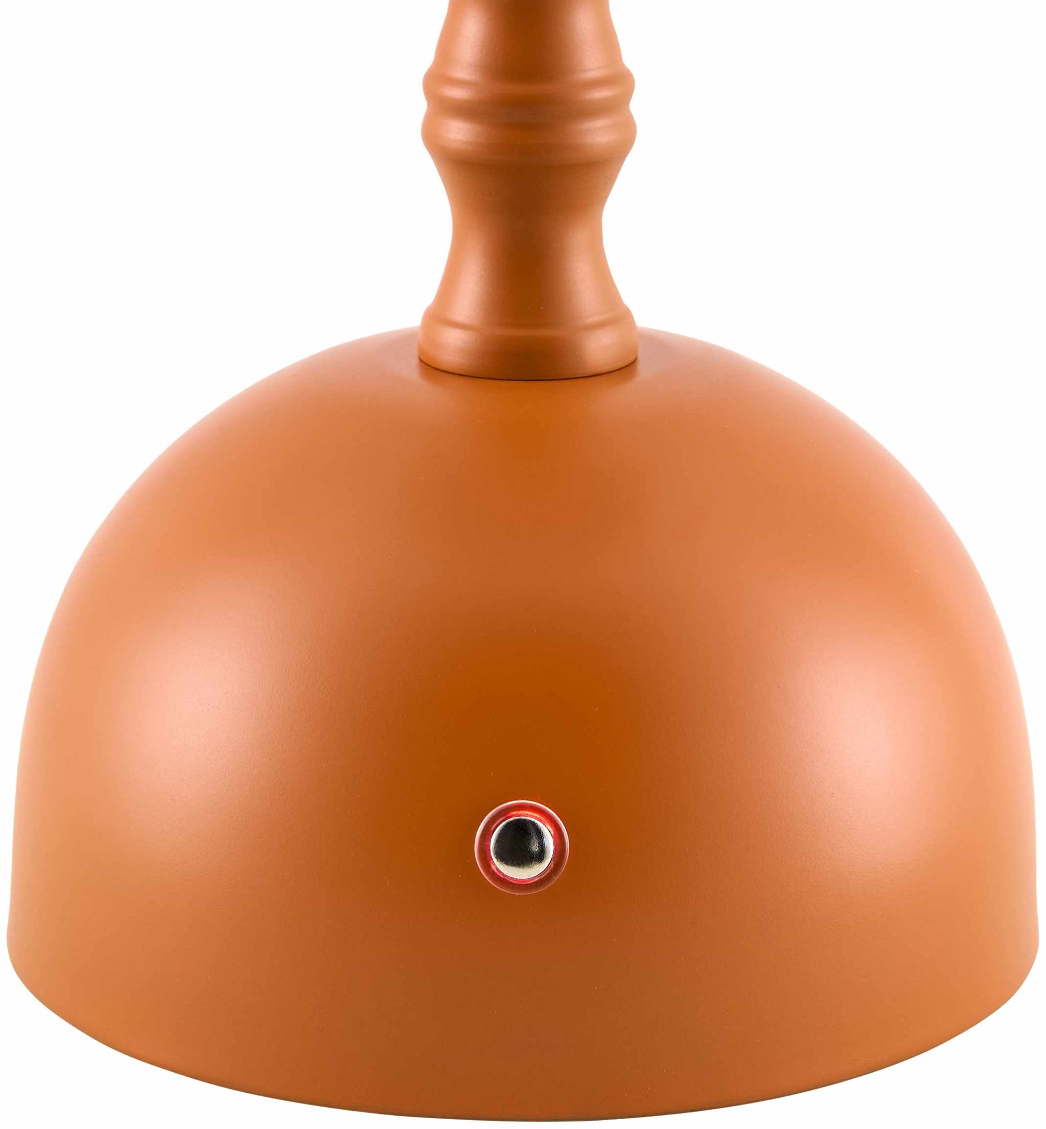 Orange Magdagachi table lamp by Boutique Rugs, featuring a stylish base and vibrant shade, perfect for modern decor.