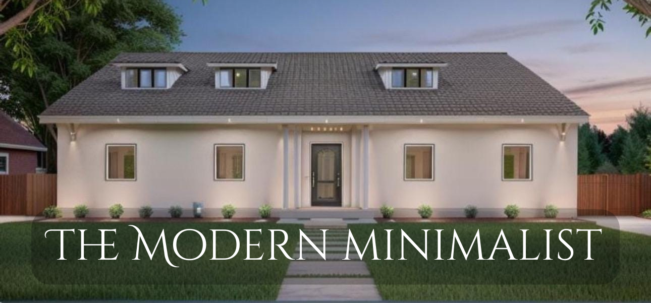 The Modern Minimalist – 3 Bed, 2 Bath Home Plan (1,300+ sq. ft.)