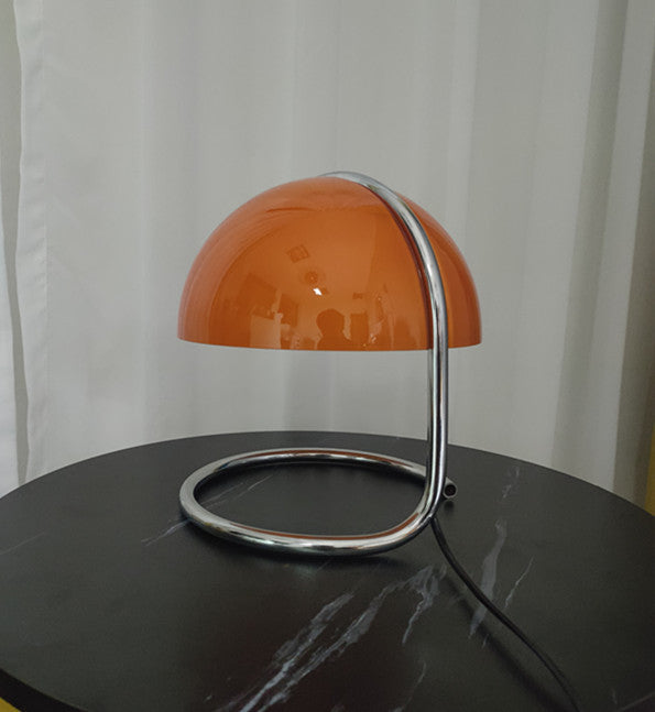 Retro Metal Table Lamp Mushroom Style Bedroom Bedside Light
