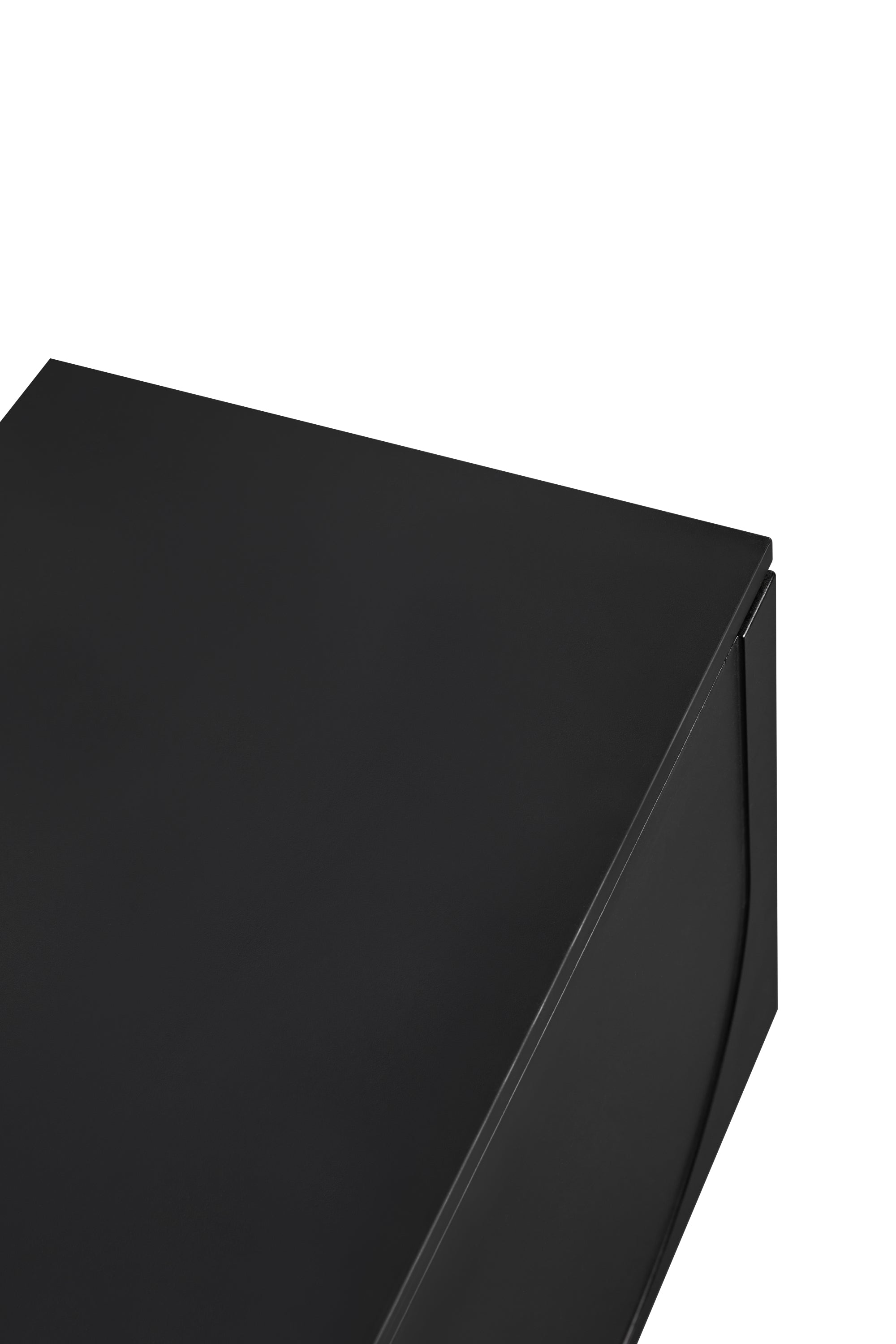 Anthony & Home ON-TREND black TV stand with arch cabinets, solid wood legs, adjustable shelves for TVs up to 78 inches in living room