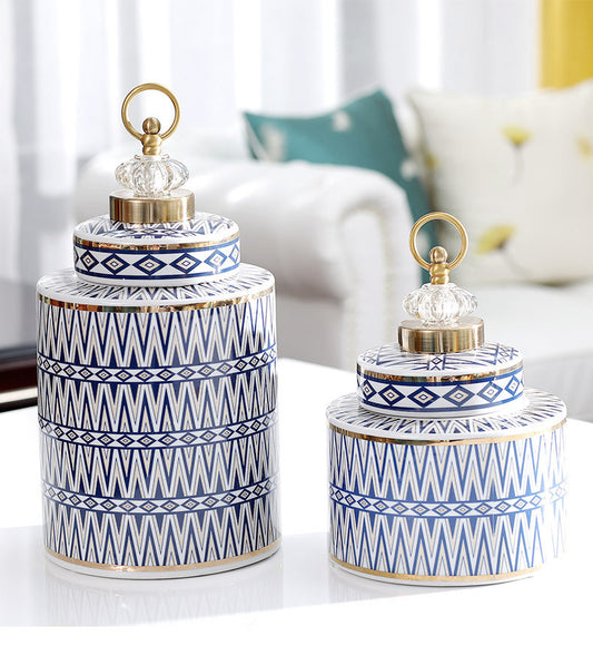 Ceramic Jar Light Luxury Modern European Home Decor