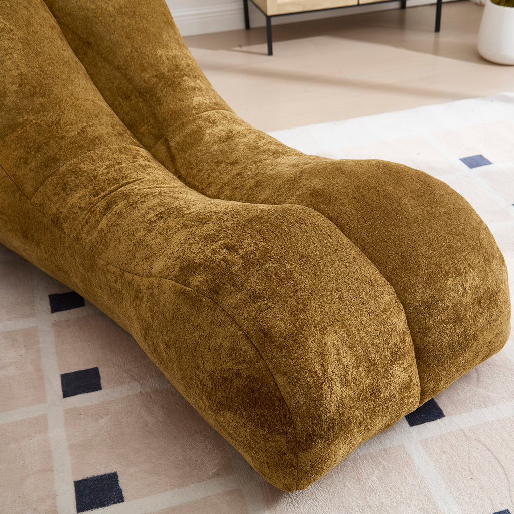 Anthony & Home bean bag sofa chair with sponge filling, soft fabric upholstery and a cozy, casual seating design.