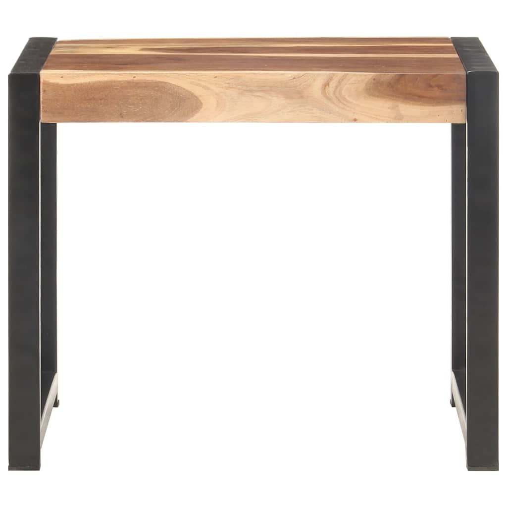 Three Piece Solid Wood Nesting Tables Vintage Style Set