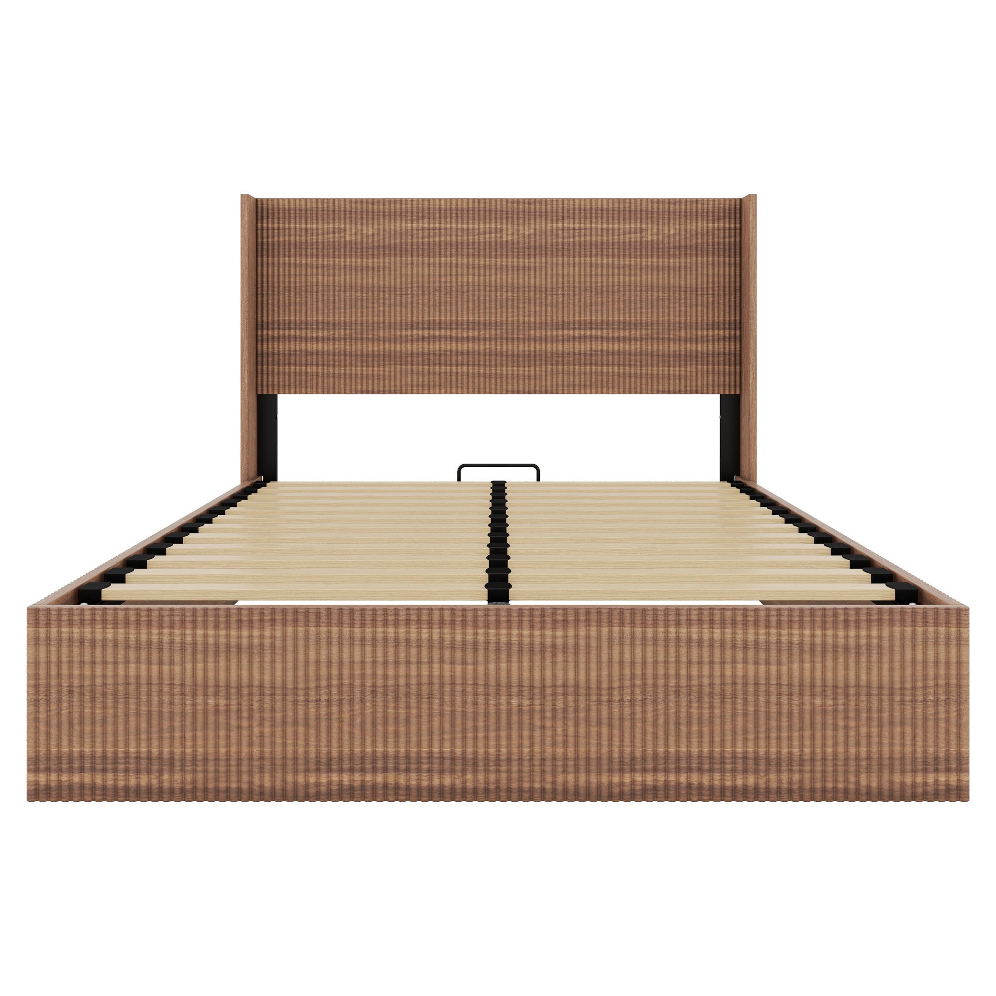 Queen Studio Lift-Storage Platform Bed by Anthony & Home with a modern design and built-in storage drawers.