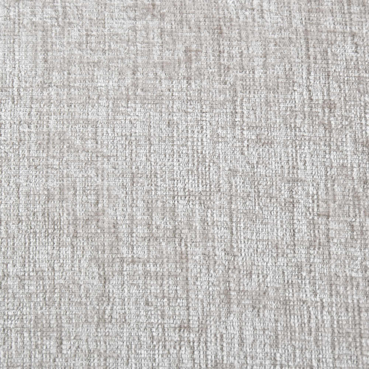 Beige chenille dining chairs with gold plated legs from Anthony & Home, showcasing plush upholstery and stylish design.