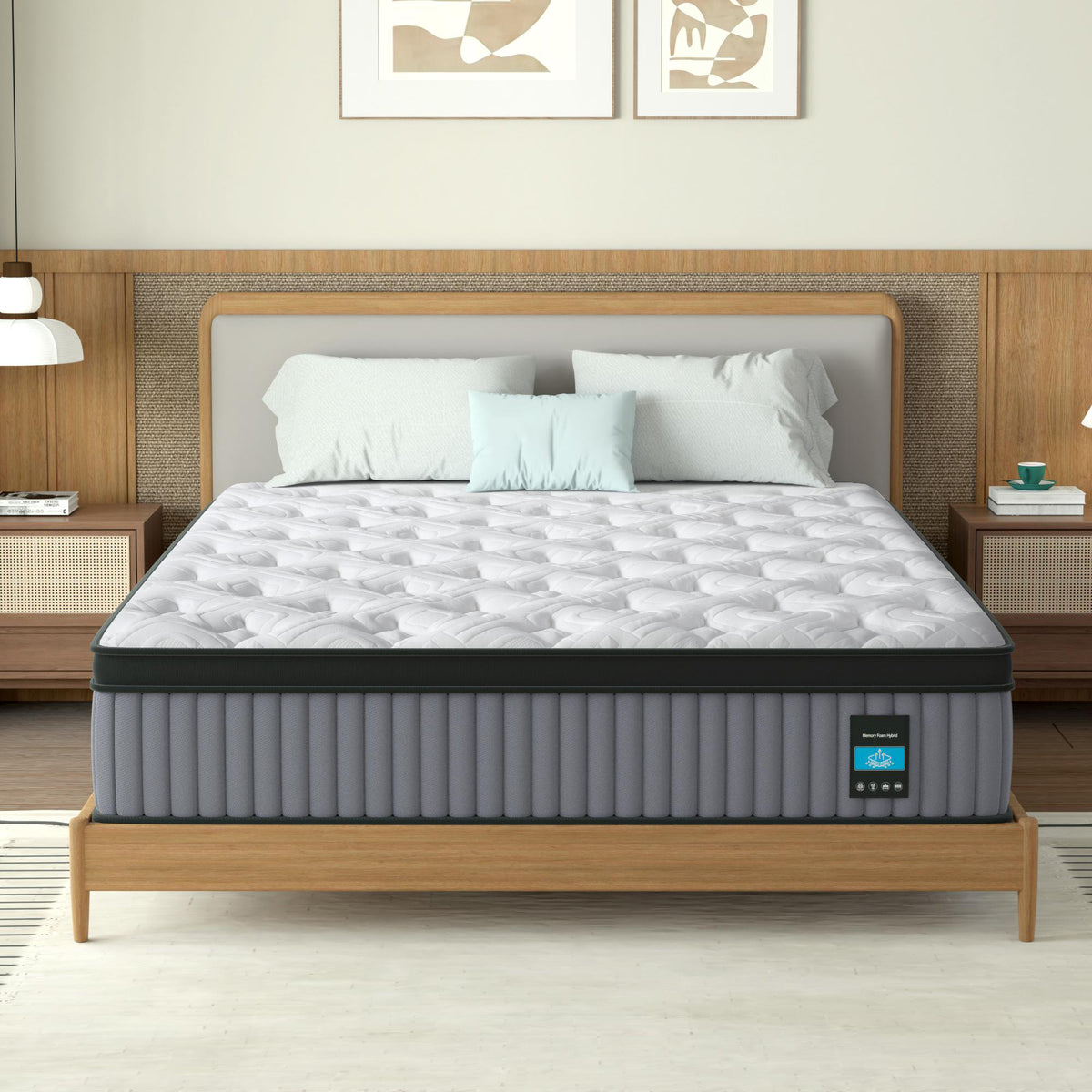 14-inch Memory Foam Elite Mattress by Anthony & Home with plush surface and supportive design for comfortable sleep.