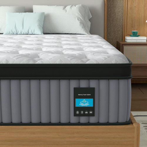 14-inch Memory Foam Elite Mattress by Anthony & Home showing plush surface and clean design on a modern bed frame.