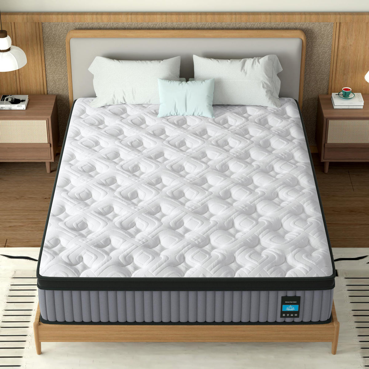 14-inch Memory Foam Elite Mattress by Anthony & Home showing plush surface and supportive memory foam layers.