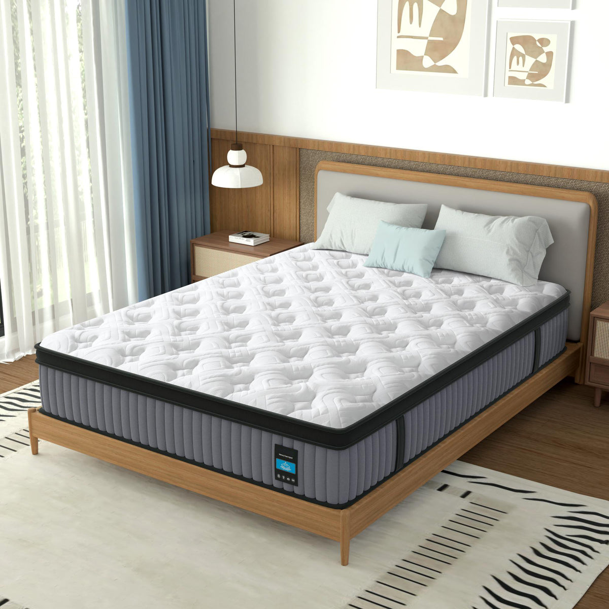 14-inch Memory Foam Elite Mattress by Anthony & Home with plush surface and supportive layers, ideal for comfortable sleep.