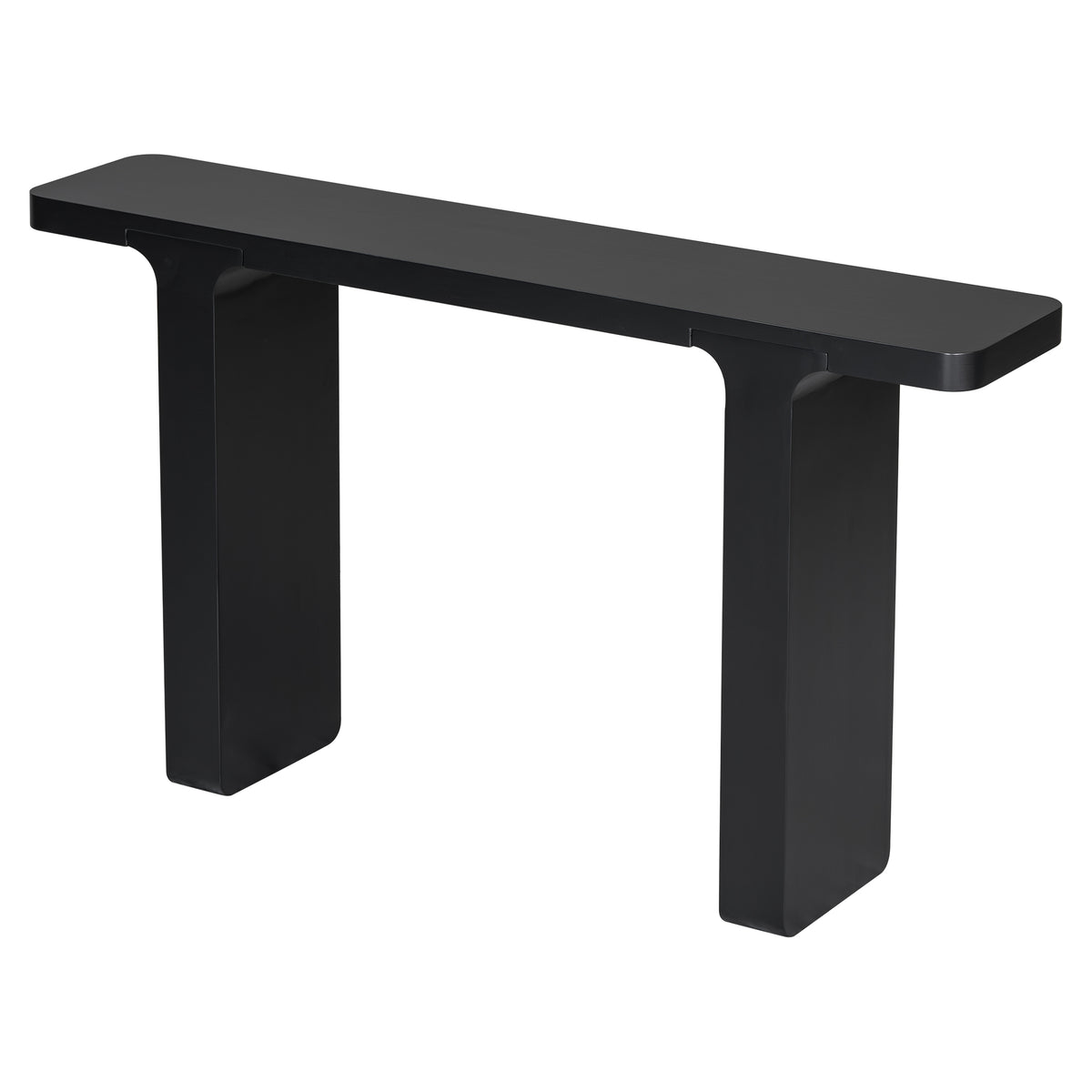 Anthony & Home Acacia Veneer Console Table with sleek design and natural wood finish, ideal for entryways or living rooms.