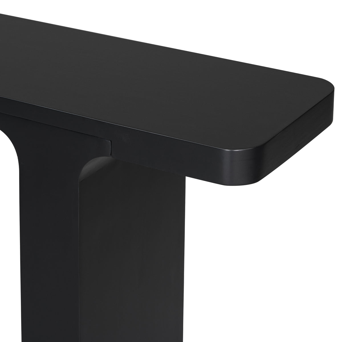 Anthony & Home Acacia Veneer Console Table with sleek design and natural wood finish, ideal for entryways or living rooms.