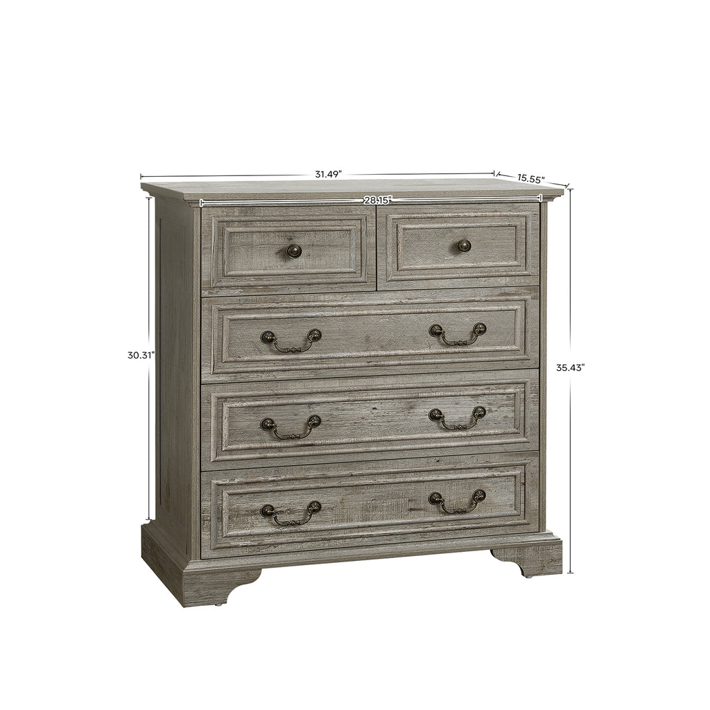 Limited edition Ancient Oak Dresser by Anthony & Home showing a rustic wooden dresser with antique oak finish and classic design.