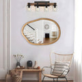 Antique Natural Wave Wall Mirror by Anthony & Home with a vintage-inspired, wavy edge frame for classic elegant decor.