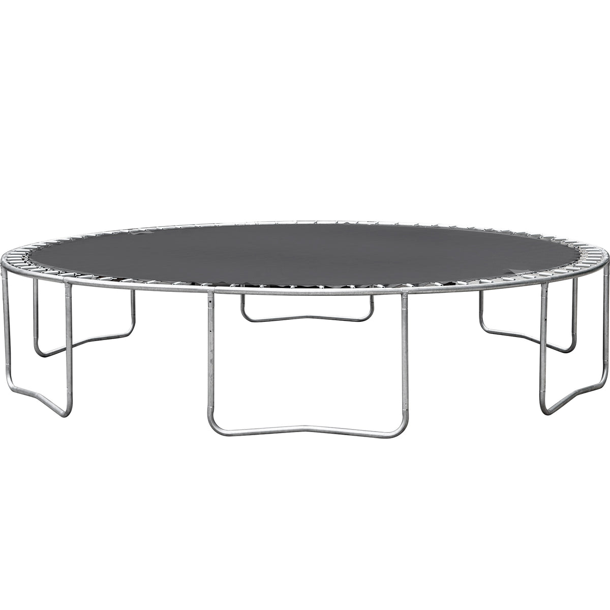 Anthony & Home 14-foot trampoline with tarpaulin cover and safety enclosure, outdoor bounce activity for kids and adults.