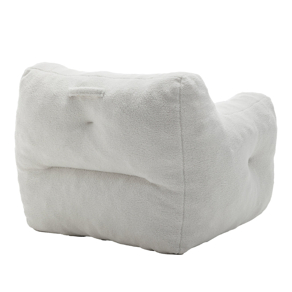 Anthony & Home Atelier Collection foam-filled bean bag chair with armrests, ideal for living room and bedroom relaxation.