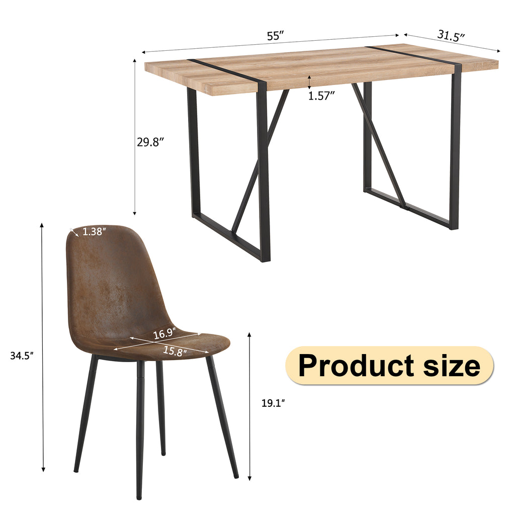 Modern medieval dining set by Anthony & Home featuring tech fabric upholstery and a stylish, contemporary design.