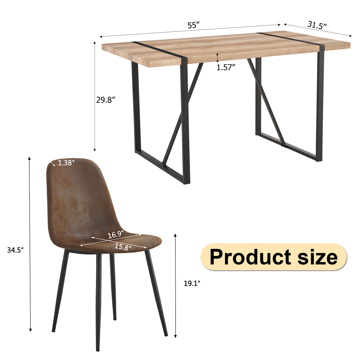 Modern medieval dining set by Anthony & Home featuring tech fabric upholstery and a stylish, contemporary design.