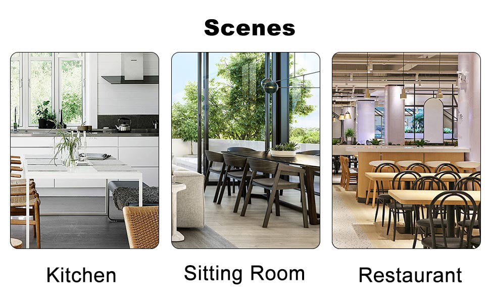 Modern medieval dining set by Anthony & Home with tech fabric cushions, featuring a wooden table and matching chairs.