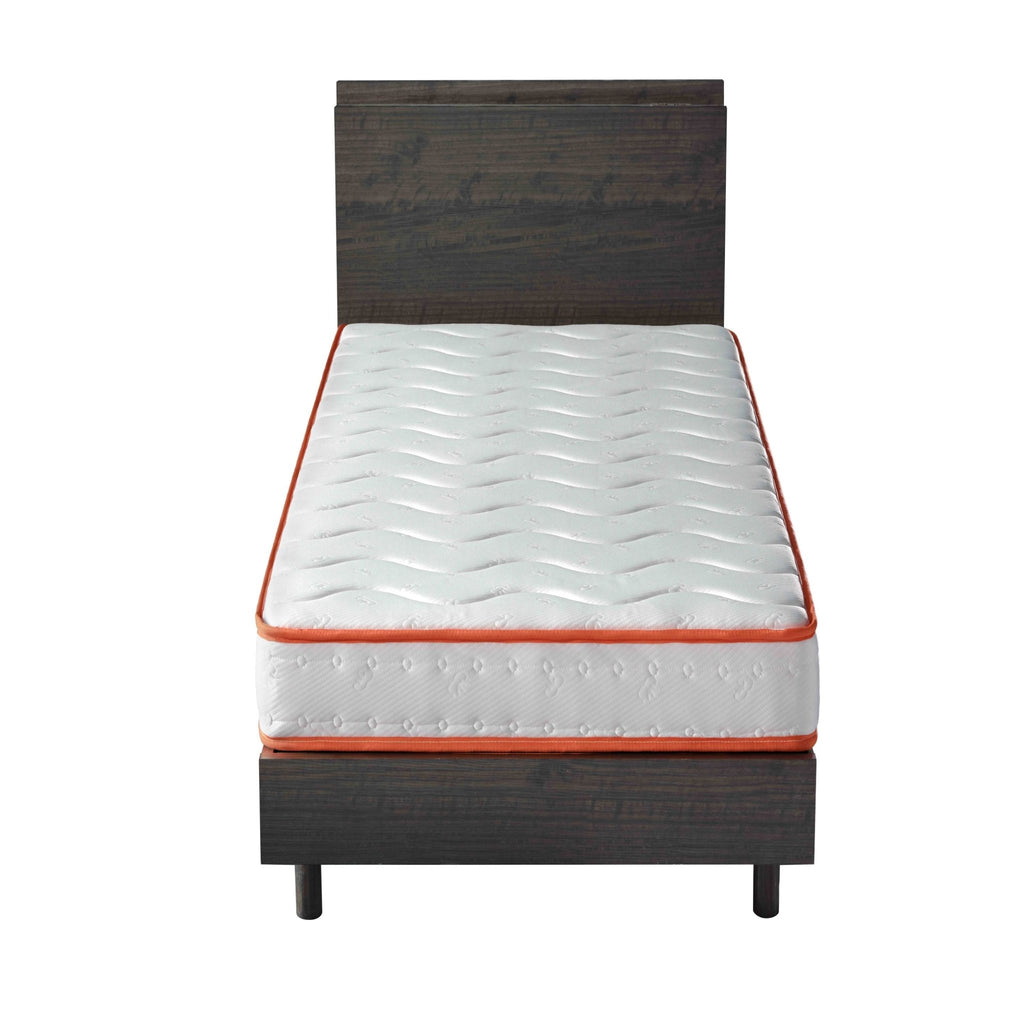 Anthony & Home Atelier Twin Hybrid Mattress with 6-inch pocket spring layer, showing the mattress's plush surface and supportive design.