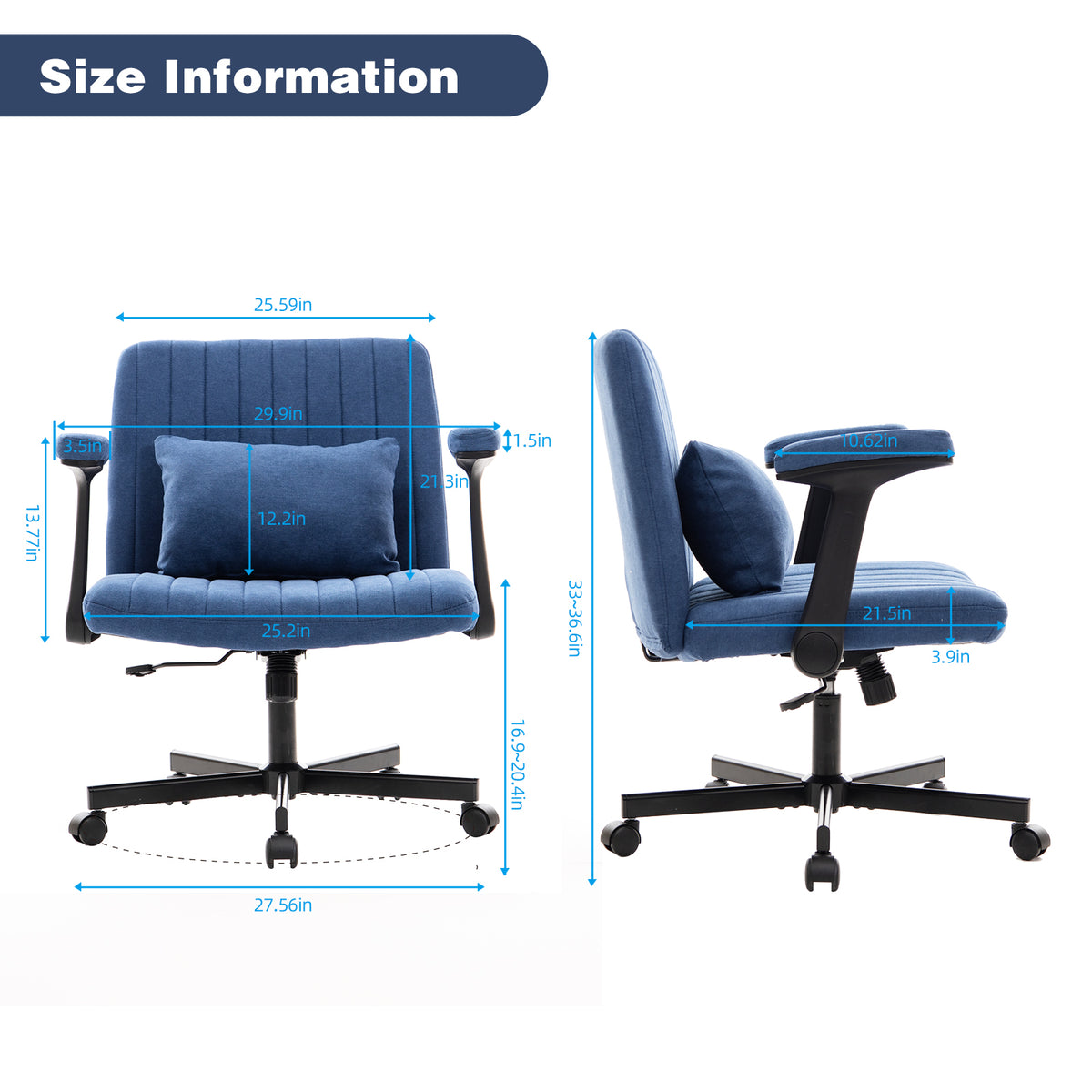 Anthony & Home Atelier velvet office chair with crisscross armrests, featuring a stylish ergonomic design and plush velvet upholstery.