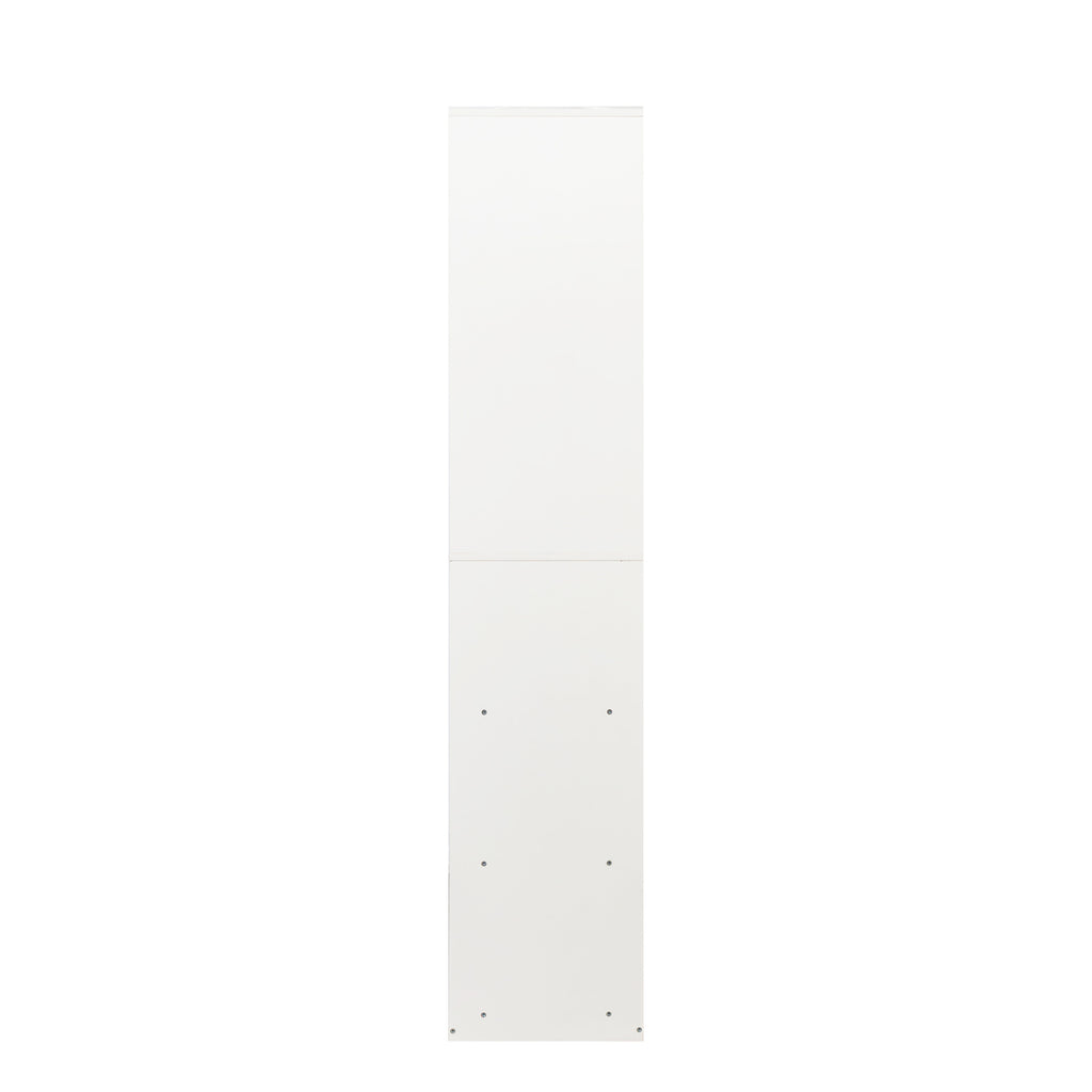 Anthony & Home Atelier white wood wardrobe system with sleek doors and ample storage space, showcasing modern bedroom furniture.