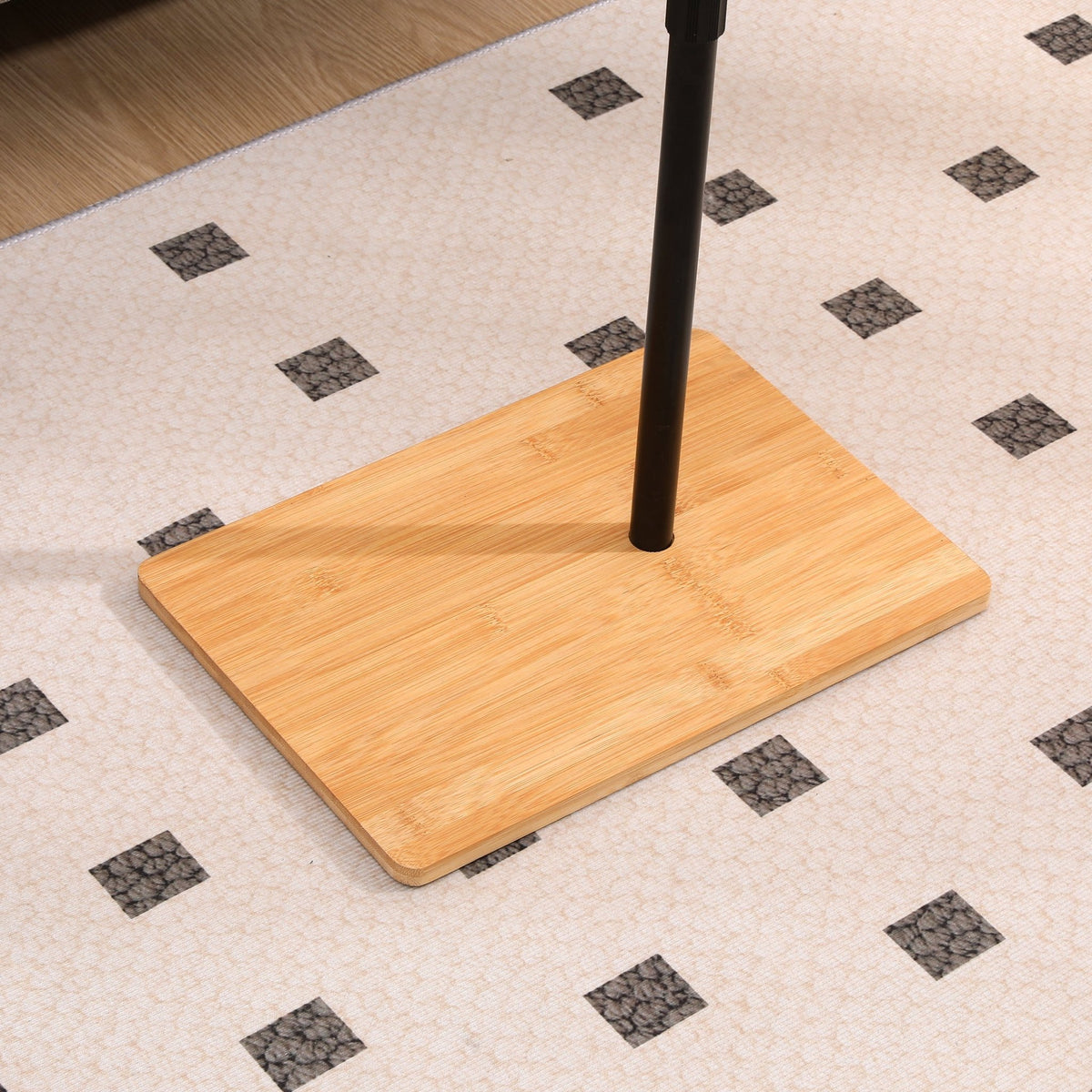Bamboo C-shaped tray table by Anthony & Home, featuring a natural bamboo finish and a convenient C-shaped design for easy use.