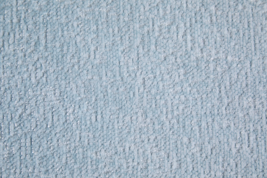 Light blue Anthony & Home Chenille Collection convertible floor sofa bed with memory foam cushions, stylish and comfortable living furniture