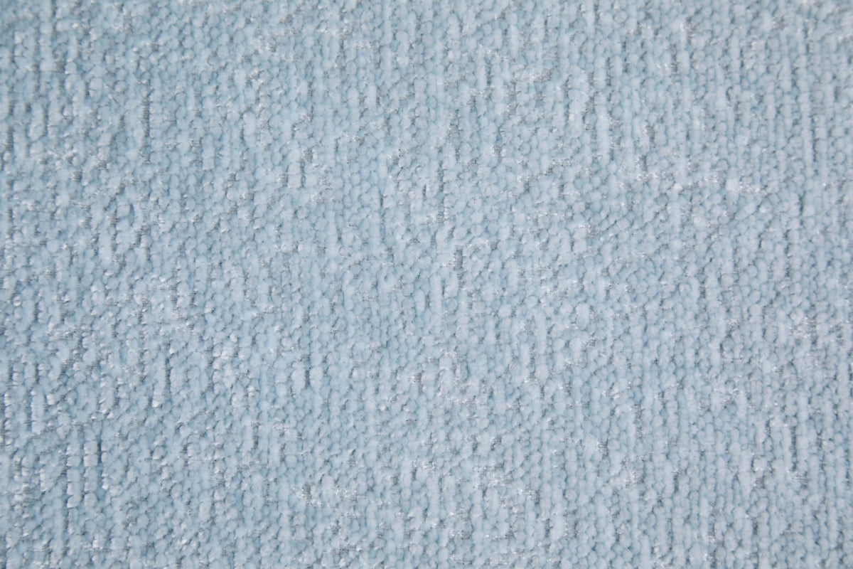 Light blue Anthony & Home Chenille Collection convertible floor sofa bed with memory foam cushions, stylish and comfortable living furniture