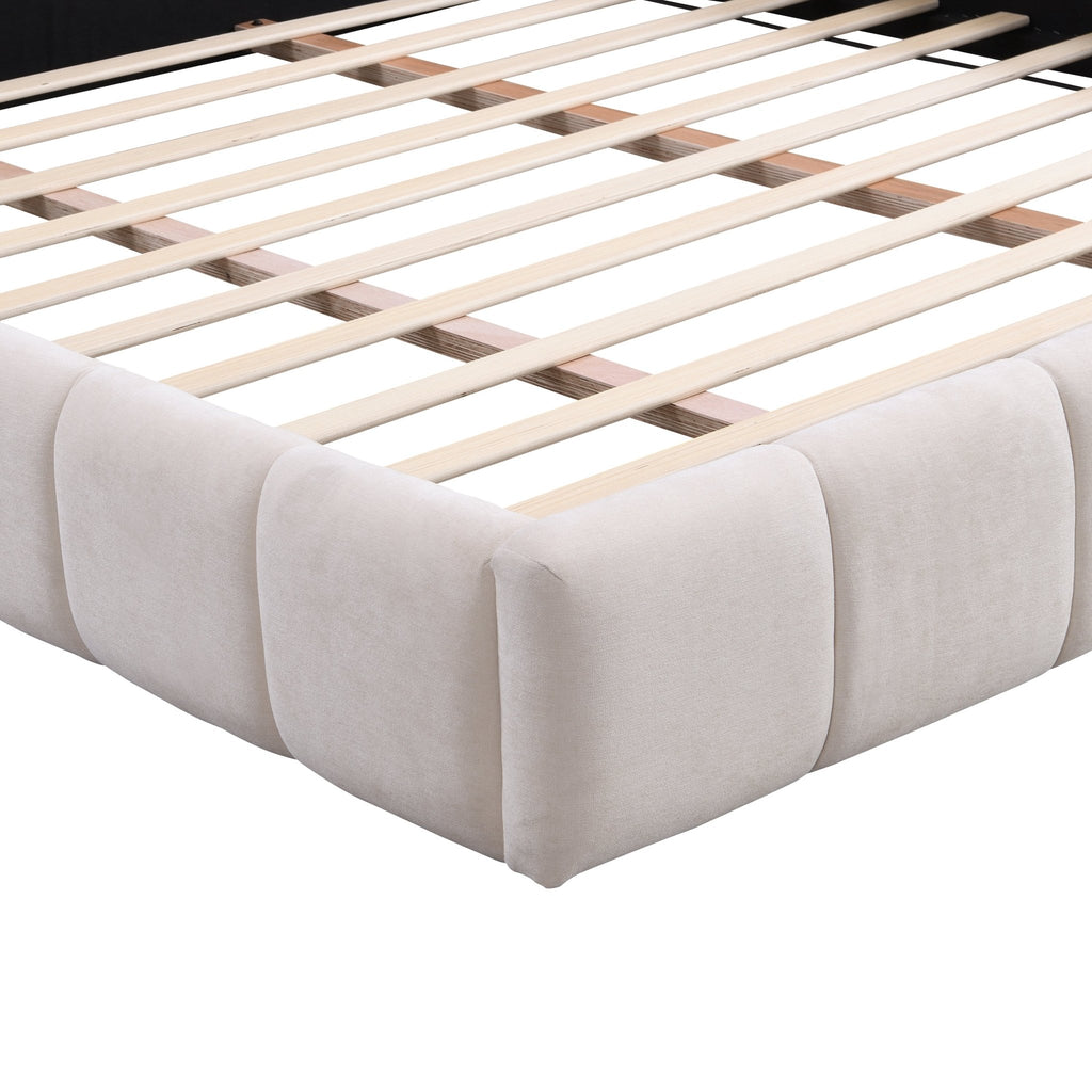 Chenille King bed with checkerboard design from Anthony & Home's bedding collection, showcasing soft, plush fabric and stylish pattern.