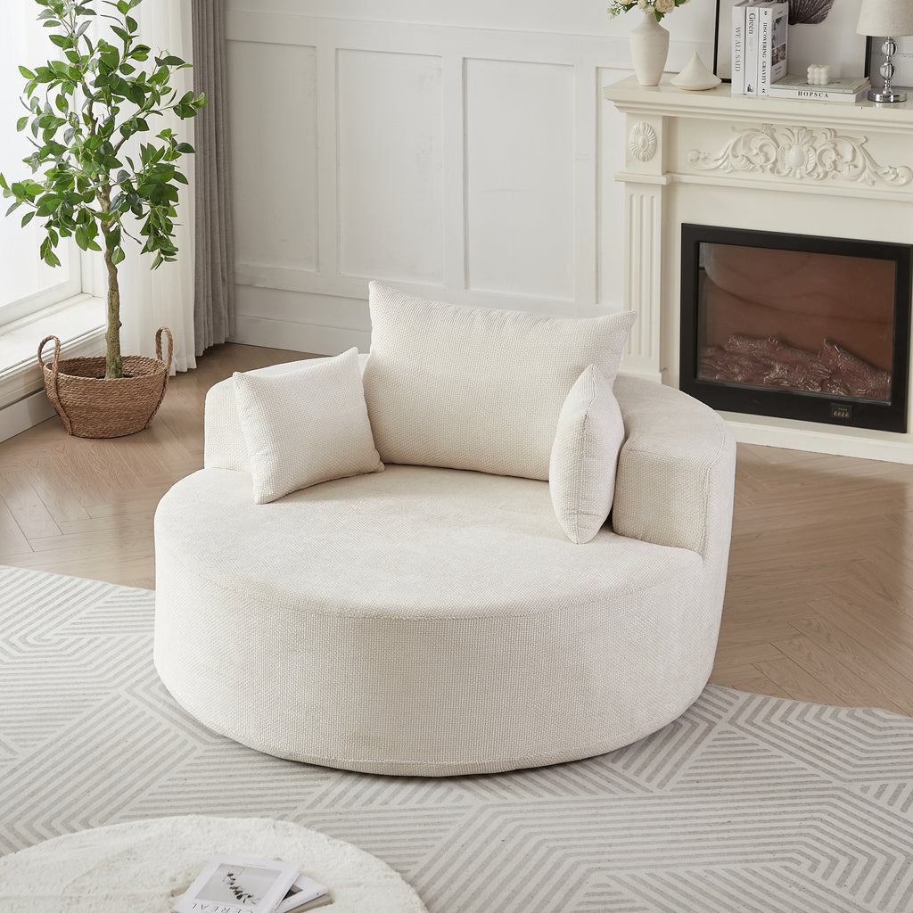 Anthony & Home chenille sleeper chair with plush upholstery, ideal for living room, bedroom, or studio decor.