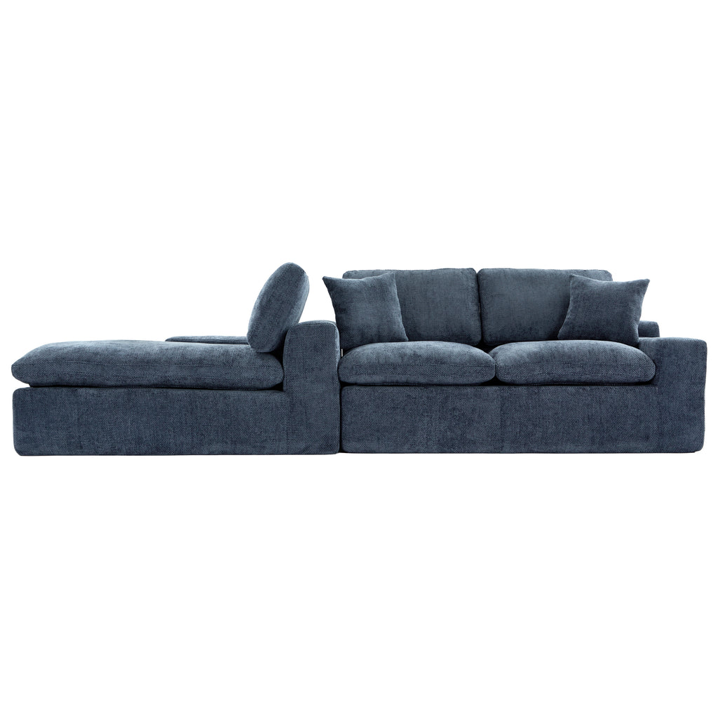 Anthony & Home Cloud Chenille Sectional Sofa, limited edition with plush, cloud-like fabric and modern design in a home setting.