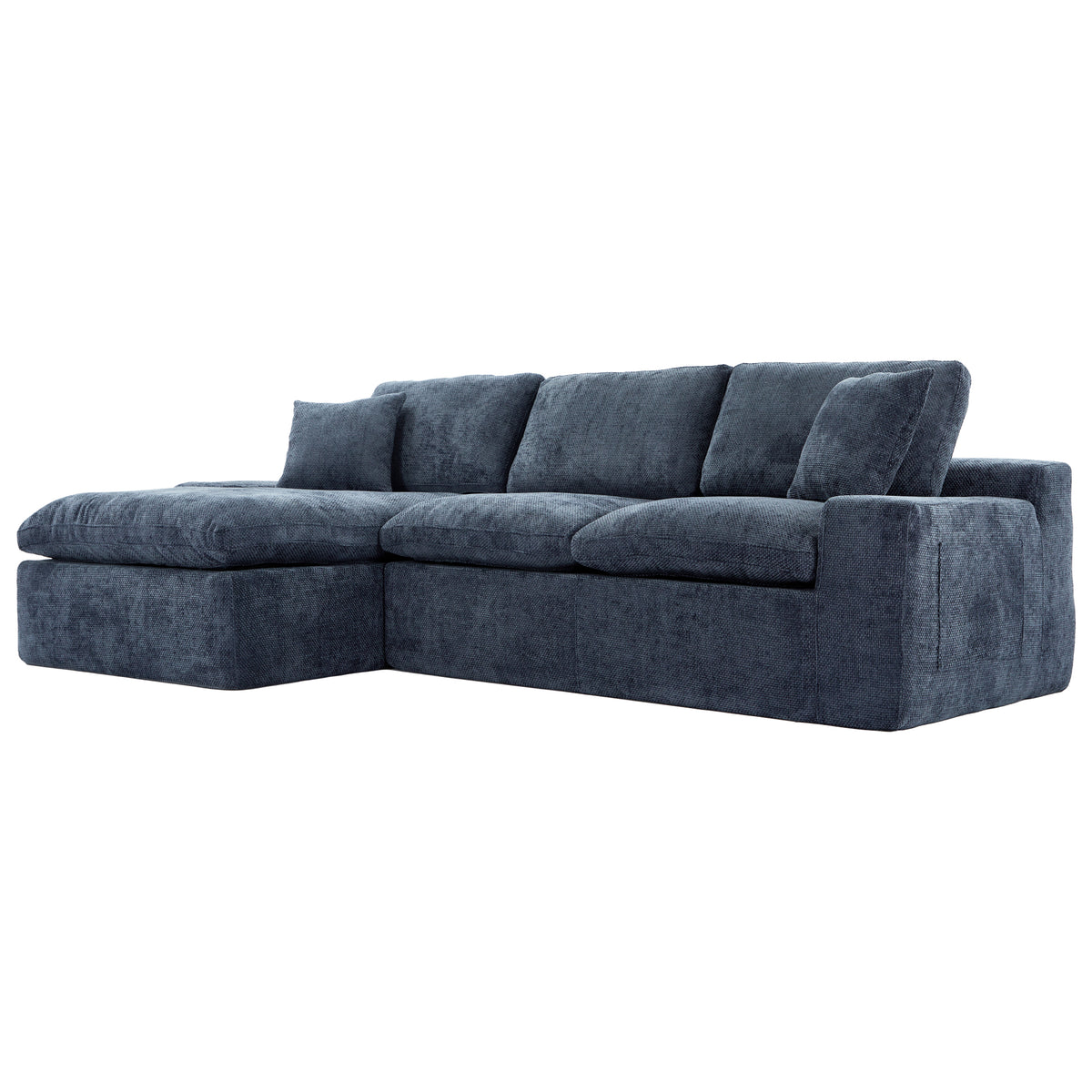 Anthony & Home Cloud Chenille Sectional Sofa, limited edition with plush fabric and modern design, shown in a cozy living room setting.