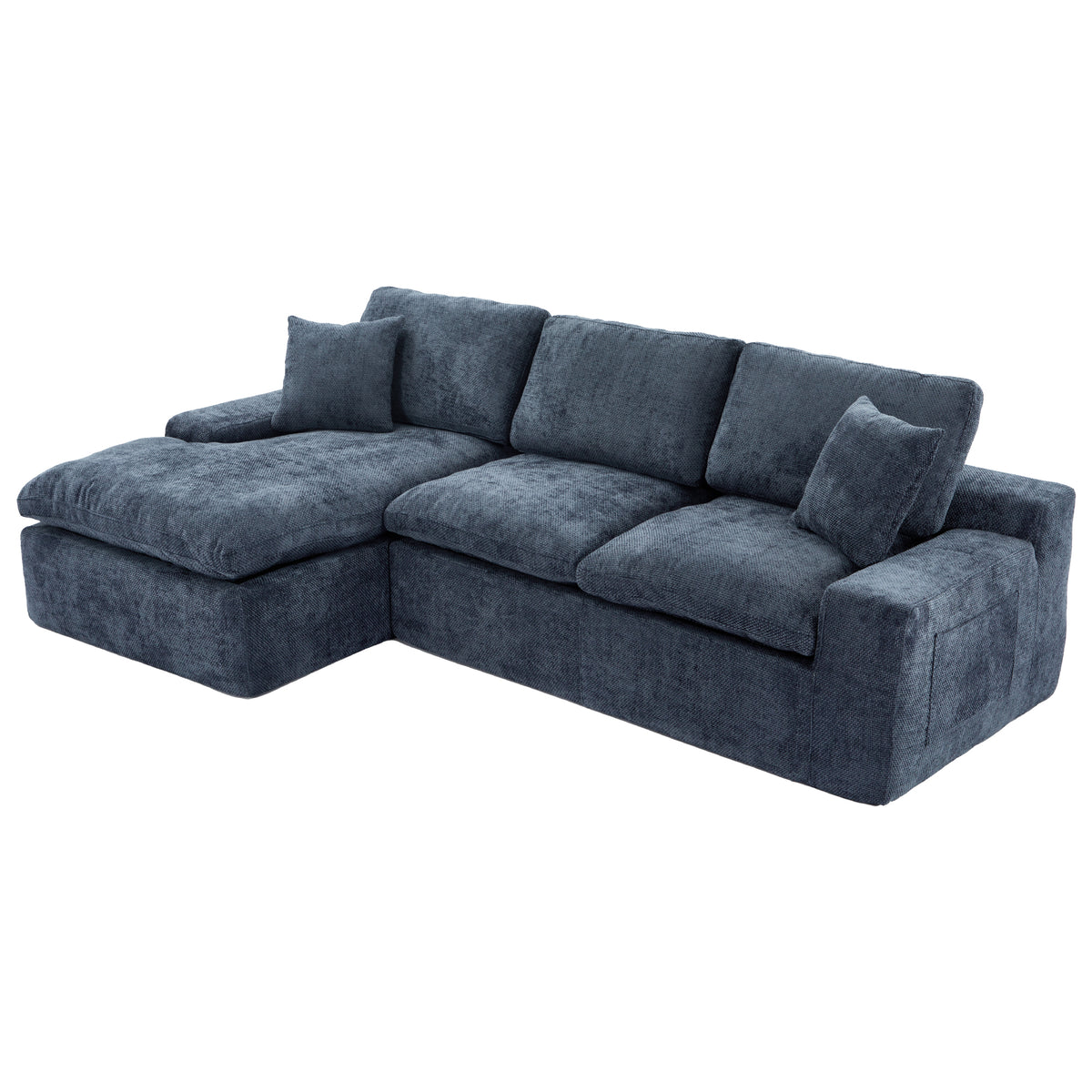 Anthony & Home Cloud Chenille Sectional Sofa, limited edition, featuring plush chenille fabric and modern sectional design.