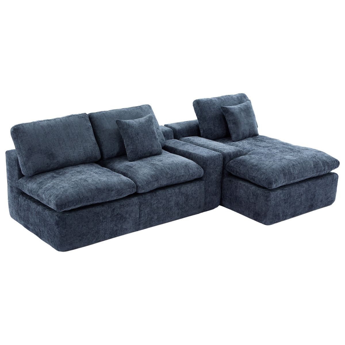 Anthony & Home Cloud Chenille Sectional Sofa, limited edition with plush cloud-like upholstery and modern design.