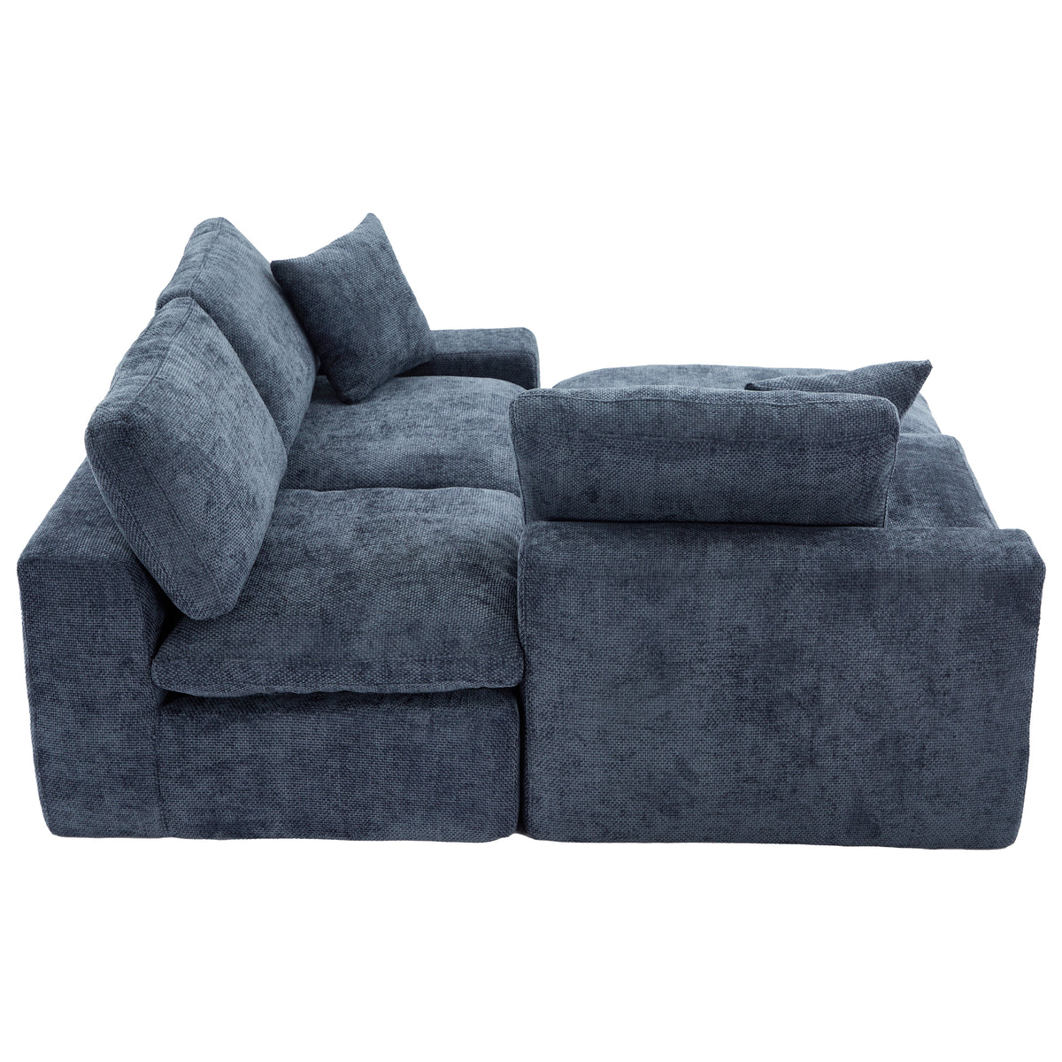 Anthony & Home Cloud Chenille Sectional Sofa in limited edition, showing plush chenille fabric and modern sectional design.