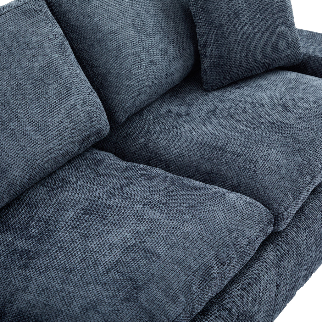 Anthony & Home Cloud Chenille sectional sofa, limited edition, featuring plush chenille fabric and modern design in a cozy living room setting.