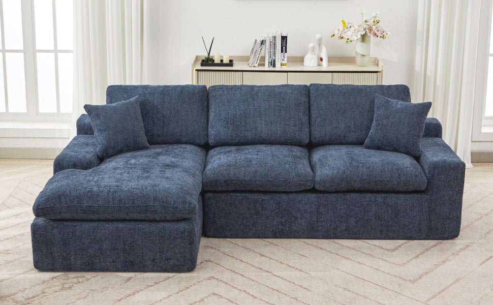 Cloud Chenille sectional sofa by Anthony & Home, featuring plush chenille fabric, modern design, and spacious seating in a limited edition style.