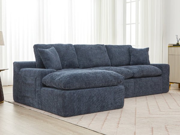 Anthony & Home Cloud Chenille Sectional Sofa, limited edition, showcasing plush fabric, modern design, and spacious seating.