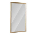 Copper finish full-body mirror with wood frame, elegant floor mirror from Anthony & Home's exclusive collection.