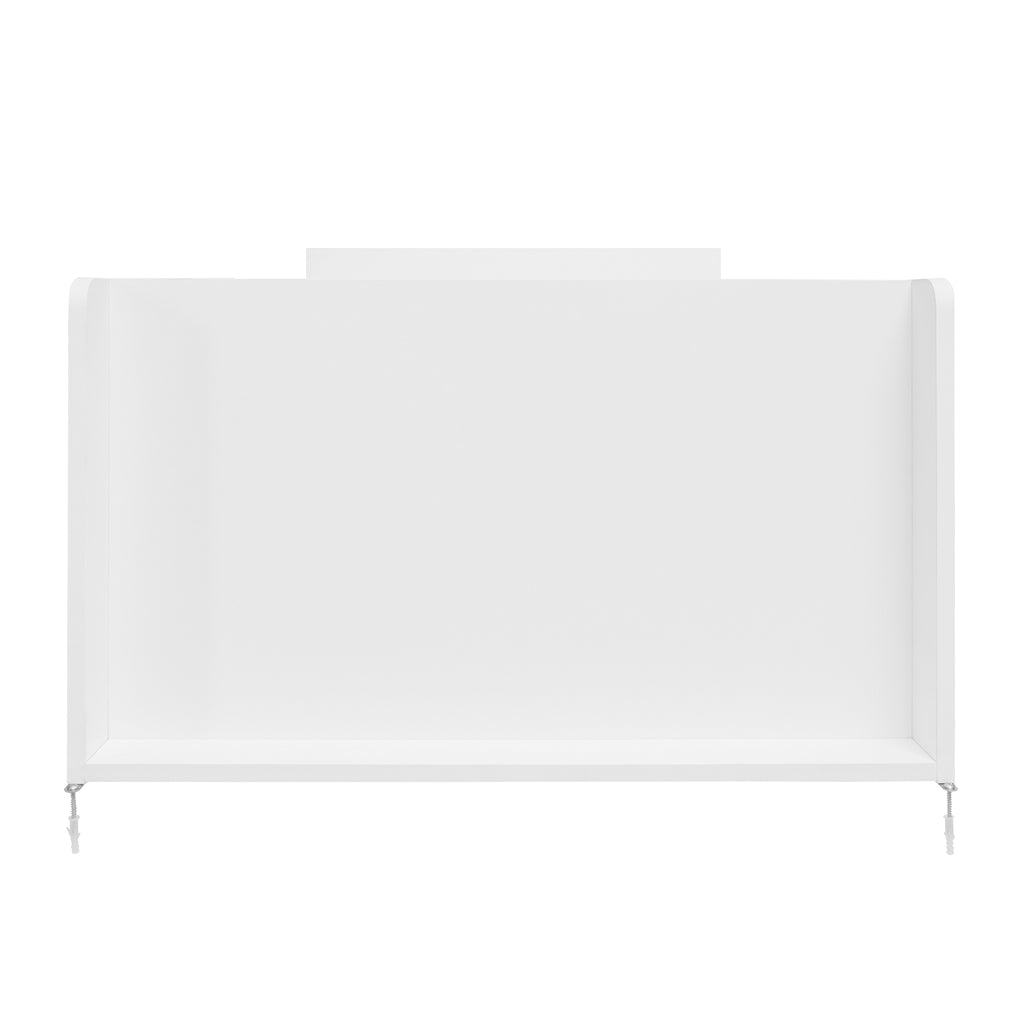 Anthony & Home Elite Collection white lacquer wardrobe armoire with three drawers and a refined silhouette, showcasing sleek storage design.