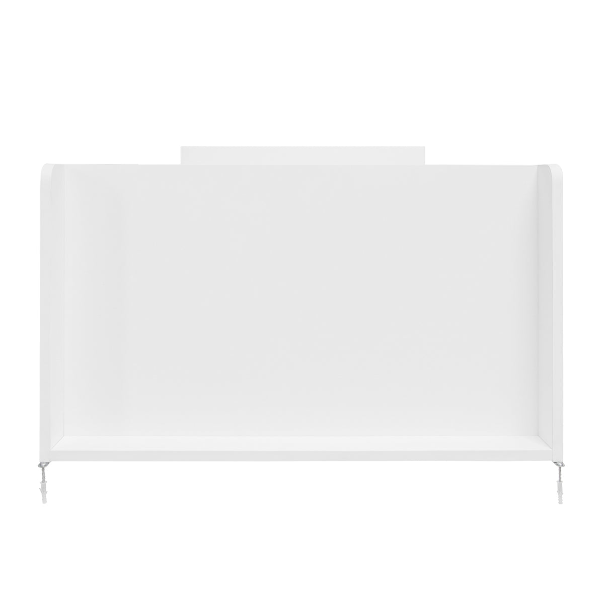Anthony & Home Elite Collection white lacquer wardrobe armoire with three drawers and a refined silhouette, showcasing sleek storage design.