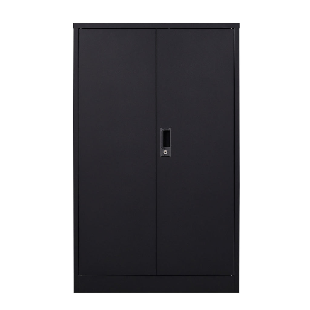 Anthony & Home Elite Series filing cabinet with multiple drawers, metal construction, and sleek black finish.