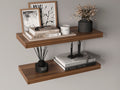 Set of two 31.5-inch matte finish floating shelves by Anthony & Home, showing modern wall-mounted storage with clean lines.