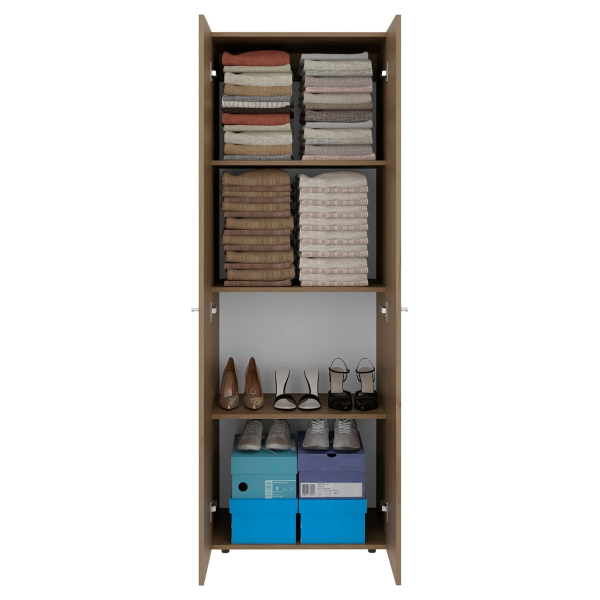 Anthony & Home oak wardrobe from FM Furniture World, featuring a spacious wardrobe with sleek wood finish and modern design.